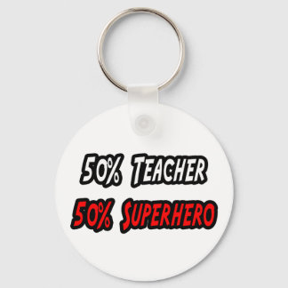 Lehrer/Superheld Schlüsselanhänger