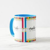 Lehrer Superhelden für Combo-Tasse Tasse (Vorderseite Links)