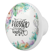 Lehrer Superhelden Keramik Pull Keramikknauf (Rechts)