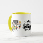 Lehrer Superhelden Meine Schüler sind der Grund Tasse (Vorderseite Links)