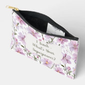 Lehrer-Superkraft Floral Zubehörtasche (Offen)