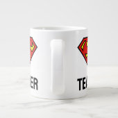 Lehrer Superman S-Shield | Superman-Logo Jumbo-Tasse (Rückseite)