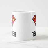 Lehrer Superman S-Shield | Superman-Logo Jumbo-Tasse (Vorderseite)