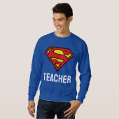 Lehrer Superman S-Shield | Superman-Logo Sweatshirt (Vorne ganz)