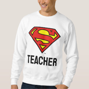 Lehrer Superman S-Shield Superman-Logo Sweatshirt