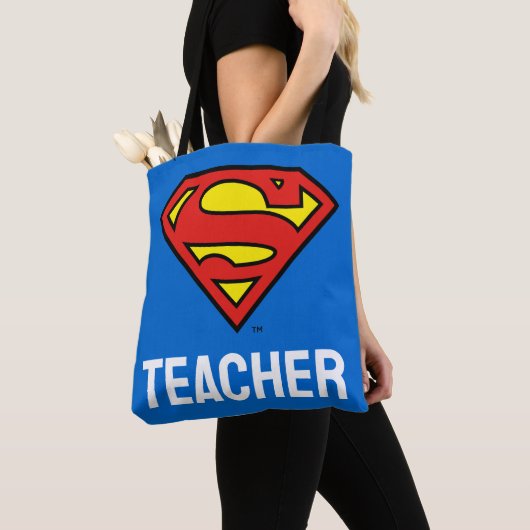 Lehrer Superman S-Shield | Superman-Logo Tasche (Von Nahem)