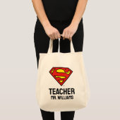 Lehrer Superman S-Shield | Superman-Logo Tragetasche (Vorderseite (Produkt))