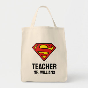 Lehrer Superman S-Shield Superman-Logo Tragetasche