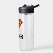Lehrer Superman S-Shield | Superman-Logo Trinkflasche (Links)