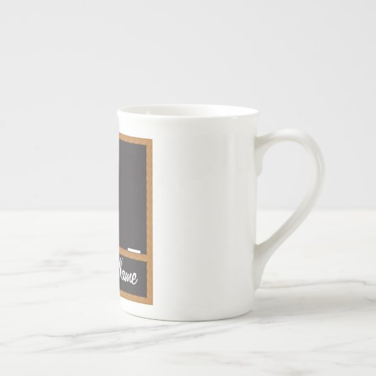 Lehrer-Tafel-Tasse - DIY Text Porzellantasse (Rechts)