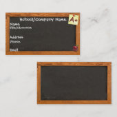 Lehrer-Tafel-Visitenkarte Visitenkarte (Vorne/Hinten)