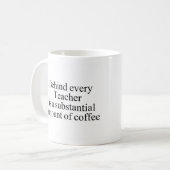 Lehrer-Tasse Kaffeetasse (Vorderseite Links)