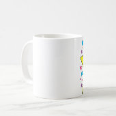 Lehrer-Tasse mit hellen Sternen Kaffeetasse (Vorderseite Links)