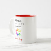 Lehrer Tasse - Touchs ein Leben für immer Personal (Vorderseite Links)