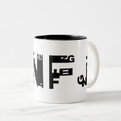 Lehrer-Tasse Zweifarbige Tasse (VorderseiteRechts)