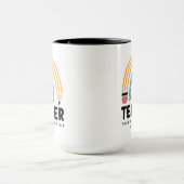 Lehrer Teach Liebe Inspirierte Rainbow Personalisi Tasse (Zentrum)