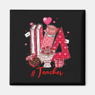 Lehrer-Tools Herzen Blumen Valentinstag-Witz  Magnet