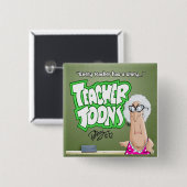 Lehrer Toons Knopf Button (Vorne & Hinten)