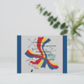 LEHRER TRIBUT Lehrkraft Tribute Design Postkarte (Stehend Vorderseite)