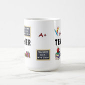 Lehrer tun es mit Klasse Kaffeetasse (Mittel)