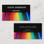 Lehrer | Tutor-Visitenkarten Visitenkarte (Vorne/Hinten)