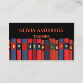 Lehrer | Tutor-Visitenkarten Visitenkarte (Vorderseite)