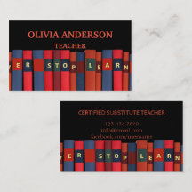 Lehrer | Tutor-Visitenkarten