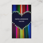 Lehrer | Tutor-Visitenkarten Visitenkarte (Vorderseite)