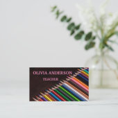 Lehrer | Tutor-Visitenkarten Visitenkarte (Stehend Vorderseite)