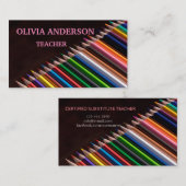 Lehrer | Tutor-Visitenkarten Visitenkarte (Vorne/Hinten)