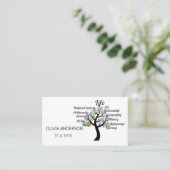 Lehrer | Tutor White Business Cards Visitenkarte (Stehend Vorderseite)