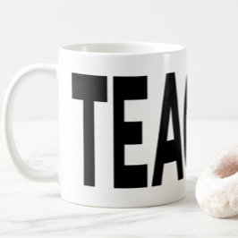 LEHRER Typografie Erzieher Würdigung Geschenk Kaffeetasse