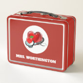 Lehrer Überlebenskit - Siehe Zurück ... Metall Brotdose (Rückseite)