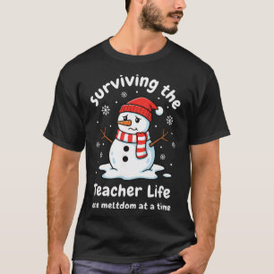Lehrer überlebt das Lehrerleben, ein Zusammenbruch T-Shirt