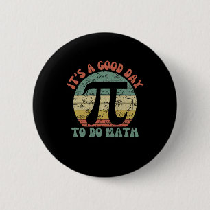 Lehrer, um die Schule seinen guten Tag zu tun Math Button