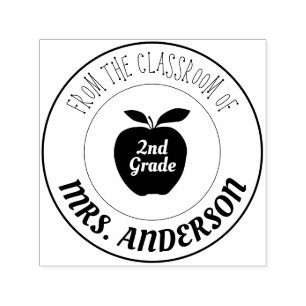 Lehrer und Lehrer Aus der Klasse Permastempel