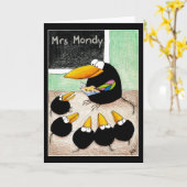 Lehrer und Schüler - Karte (Gelbe Blume)