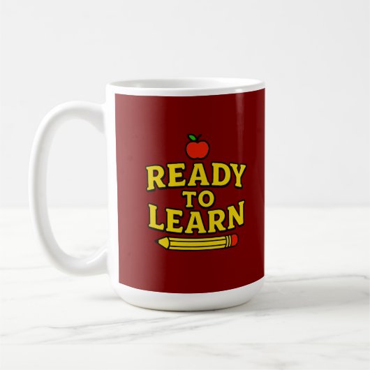 Lehrer- und Schülerschreibtisch Kaffeetasse (Links)