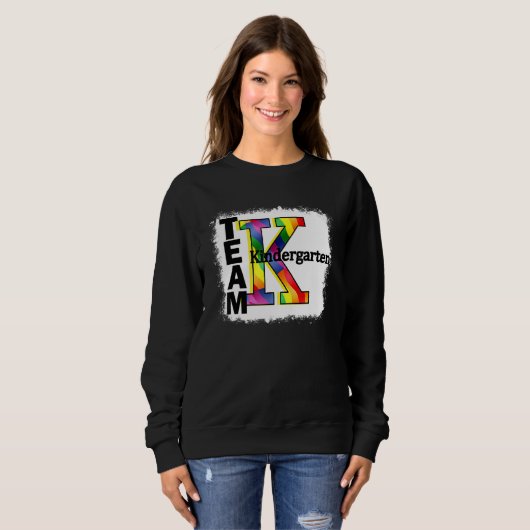 Lehrer und Schülerteam Kindergarten zurück Sweatshirt (Vorne ganz)
