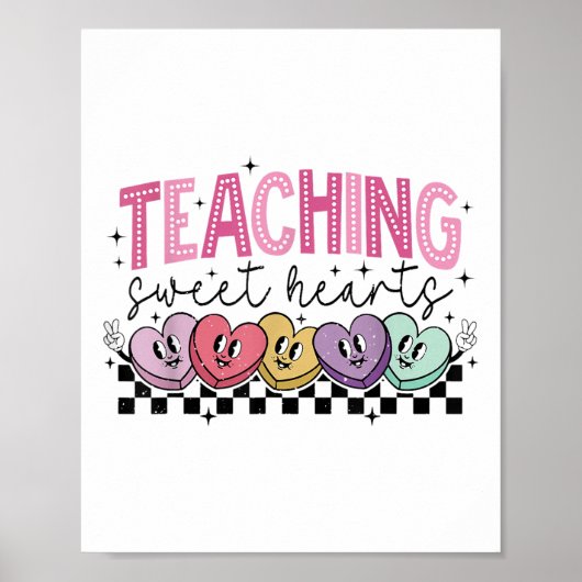 Lehrer Valentine, Süßes Herz Poster (Vorne)