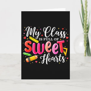 Lehrer Valentinstag Meine Klasse Ist Voll Süßer He Karte