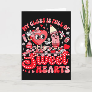 Lehrer Valentinstag Shirt Meine Klasse Ist Voller Karte