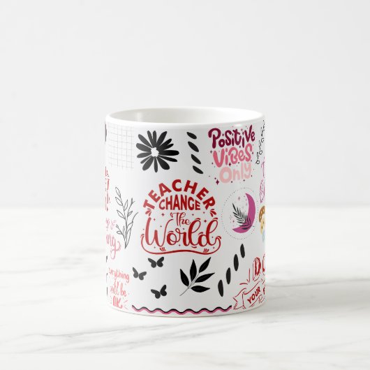 Lehrer verändern die Welt Kaffeetasse (Mittel)