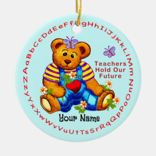 Lehrer veranstalten zukünftige Keramik Keramik Ornament