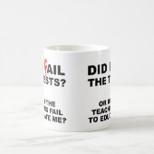 Lehrer Versagte Funny Mug Kaffeetasse (Mittel)