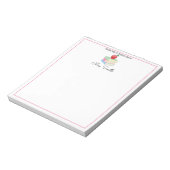 Lehrer verschenken Notepad zurück in die Schule Notizblock (Rotiert)