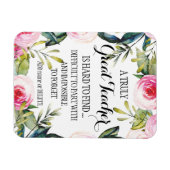 Lehrer Vielen Dank, dass Sie ein Geschenk für die Magnet (Horizontal)