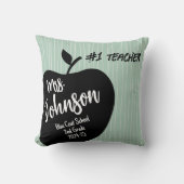 Lehrer Vielen Dank für Ihr Ruhestand Apfelkuchen Kissen (Vorderseite)