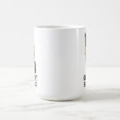 Lehrer Viktorianischer Zeitalter Zeige Handvorlage Kaffeetasse (Mittel)