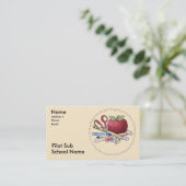 Lehrer Visitenkarte (Stehend Vorderseite)